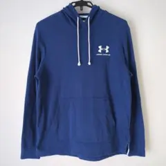 UNDER ARMOUR フード付きパーカー 青