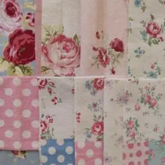 薔薇柄カットクロス9枚セット【最終価格】