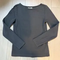 k*n様 OPAQUE.CLIP グレー リブ編み 長袖トップス S