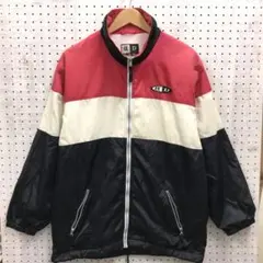 Black Dog 切替 マルチカラー ナイロン ジャケット オールド 90s