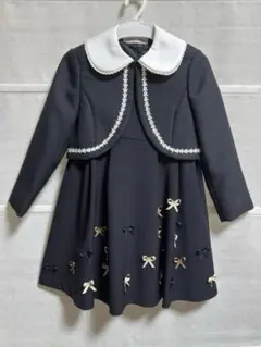 デコラピンキーズ フォーマル2点セット ボレロ ワンピース 120cm 入学卒園