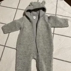 baby GAP フリースロンパース 6-12ヶ月 グレー