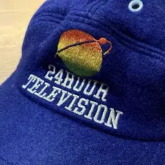 当時モノ 24時間テレビ キッズ キャップ 紺 帽子 初期 70s 80s 昭和