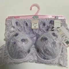 B70 ラベンダー レースブラジャーショーツセット