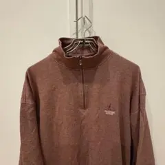 古着　ハーフジップ トレーナー