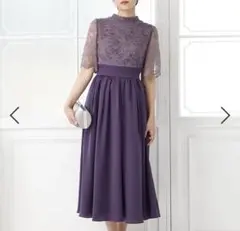 AIMER(エメ)ドレス　Lサイズ:パープル