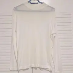 F28　stadioCLIP 白のニット　サイズM