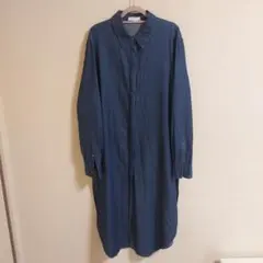 EQUIPMENT FEMME ロングデニムシャツSサイズ
