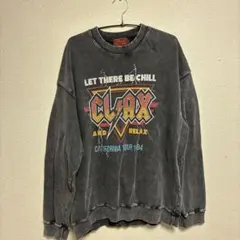 CHILLAXトレーナー Lサイズ グレー ヴィンテージ