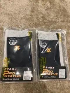 プロステイタス　野球ソックス ネイビー 26-29cm