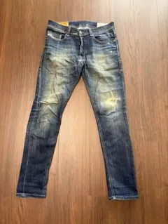 Diesel ダメージ加工 スリムフィット デニム