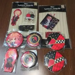 ディズニーツイステッドワンダーランド エース 缶バッチ アクリルスタンド等まとめ