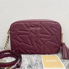 新品☆MICHAEL KORS ショルダーバッグ レッド　ショルダーバッグ