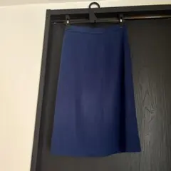 Yves Saint Laurent/ネイビー/膝丈スカート/9号