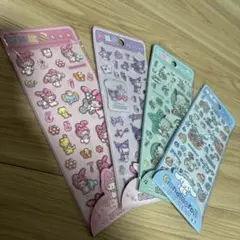 サンリオ　ぷっくりシール　4枚セット