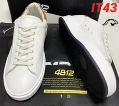 SALE‼️【新品】4B12 ホワイト 43 イタリア製