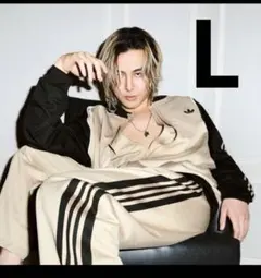 adidas ルーズ メッシュ トラックトップ 藤井風着用 ベージュ　試着のみ