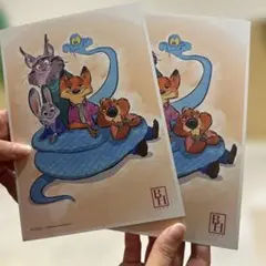 ズートピア2 入場特典 第6弾 プレミアムアートボード 2枚