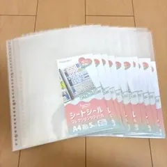 10点】シートシールコレクションリフィール セリア　シール帳　ファイル　リフィル