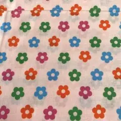 おはじき柄、生地、布、ハギレ、おはじき、新品　未使用、カワイイ、