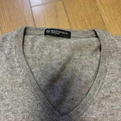 BEAUTY&YOUTH 薄いブラウンセーター