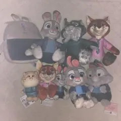 ズートピア　2 L ペア　リュック　Aimery BIGぬいぐるみ　しっぽ