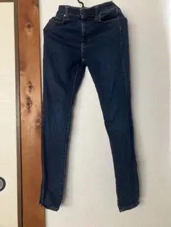 【美品】UNIQLO ダークブルー スキニージーンズ 27