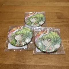 コードギアス DMM スクラッチ C.C 缶バッジ E賞３つセット