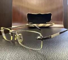 リムレス メガネ