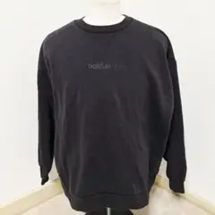 adidas/アディダス トレフォイル リニア クルー スウェットトレーナー L