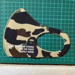A BATHING APE BAPE CAMO MASK YELLOW マスクのサムネイル