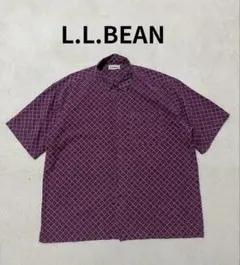 80s USA製！XL エルエルビーン 常田大希 ラガーシャツ ポロシャツ 赤