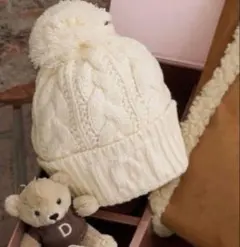 Darichダーリッチ ノベルティ　DDロゴポンポンビーニー　ニット帽