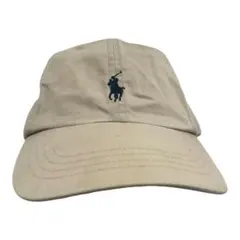 POLO RALPH LAUREN コットンチノ ベースボールキャップ ベージュ