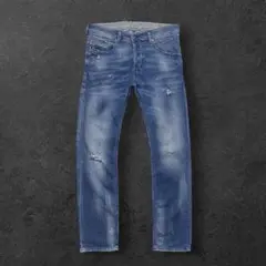 DIESEL BELTHER ヴィンテージ加工 デニム W30 ディーゼル