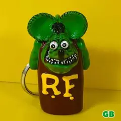 RatFink ラットフィンク ライターキャップ キーホルダー グリーン GB