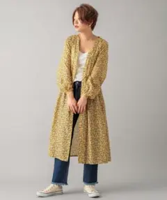 CIAOPANIC （チャオパニック）フラワープリント ロングシャツワンピース