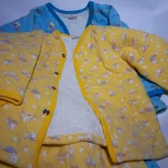 幼児長袖キルトパジャマ　2セット