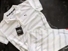 【 PUMA 】タグ付き未使用 シーズナルボーダー 半袖 ポロドレスのサムネイル