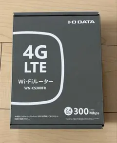 I-O DATA 4G LTE Wi-Fiルーター WN-CS300FR