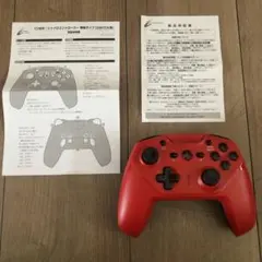 CYBER ジャイロコントローラー　無線タイプ　Switch用　レッド