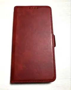 iPhone レザー 手帳型ケース レッド★