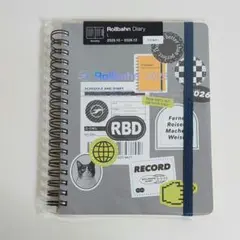 ロルバーン ダイアリー 2026 ラベルL グレー