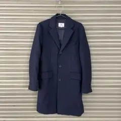 ビームスハート マーチンソン 別注 ウールヘリンボーン チェスターコート 紳士