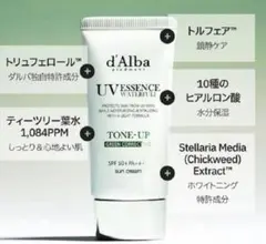 d'Alba ダルバ ウォータフルトーンアップサンクリーム グリーン 35ml