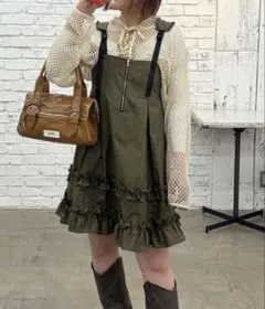POPPY ミリタリー フレアチュニック あさぎーにょ free ポップアップ