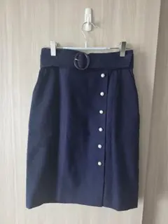 PROPORTION BODY DRESSING タイトスカート 紺のサムネイル