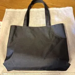 Aquascutum トートバッグ ブラック チェック柄内装　未使用のサムネイル