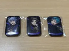 ツイステ オクタヴィネル 缶バッジ アズール ジェイド フロイド