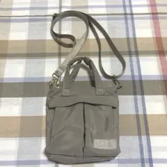 レディース ベージュショルダーバッグ Legato Largo